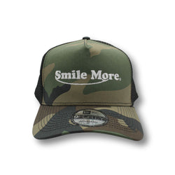 Smile More Camo Hat