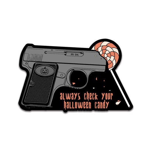 Check Your Candy Sticker
