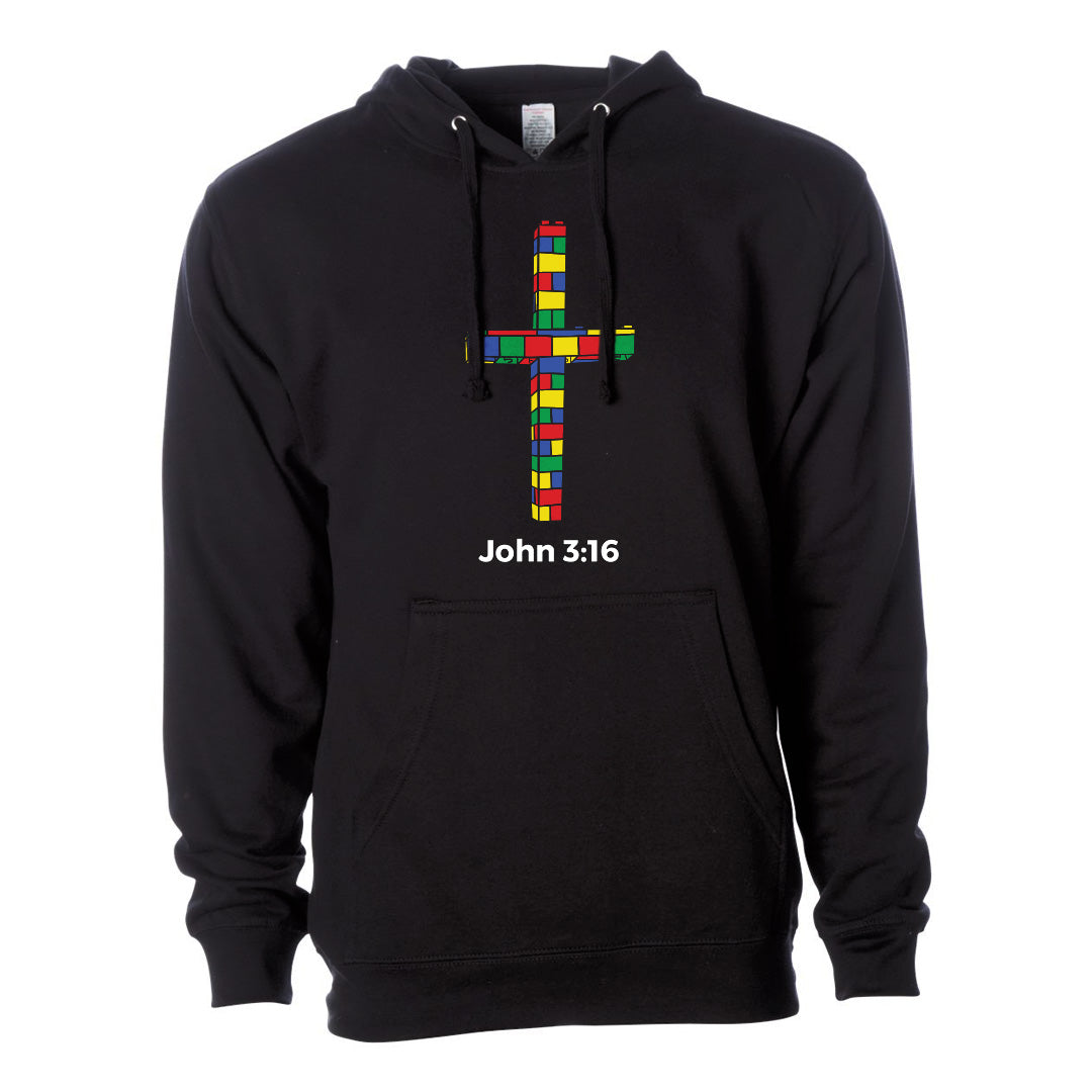 John 3:16 (Cross) Hoodie