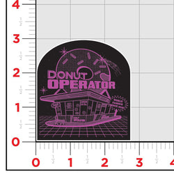 Retro Shoppe Sticker