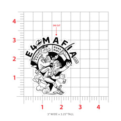 E4 Mafia Sticker