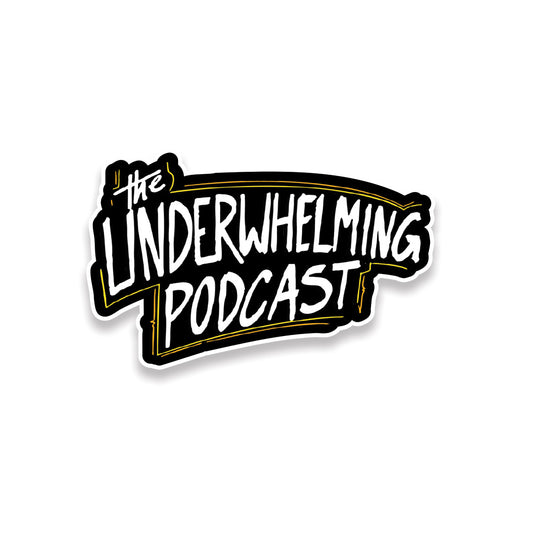 Underwhelming Logo Sticker